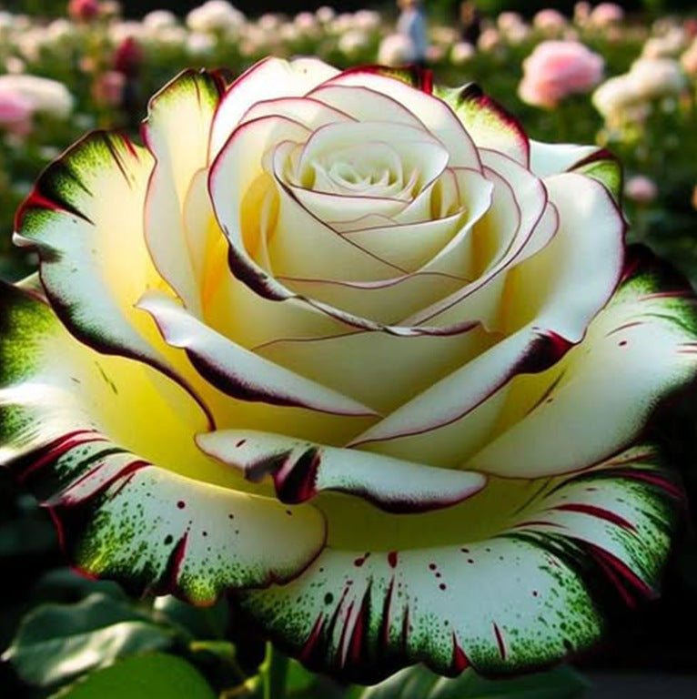 Rare Blue Moon Rose 🌌&Multi-Colored Petal Lace Rose🌈🌹