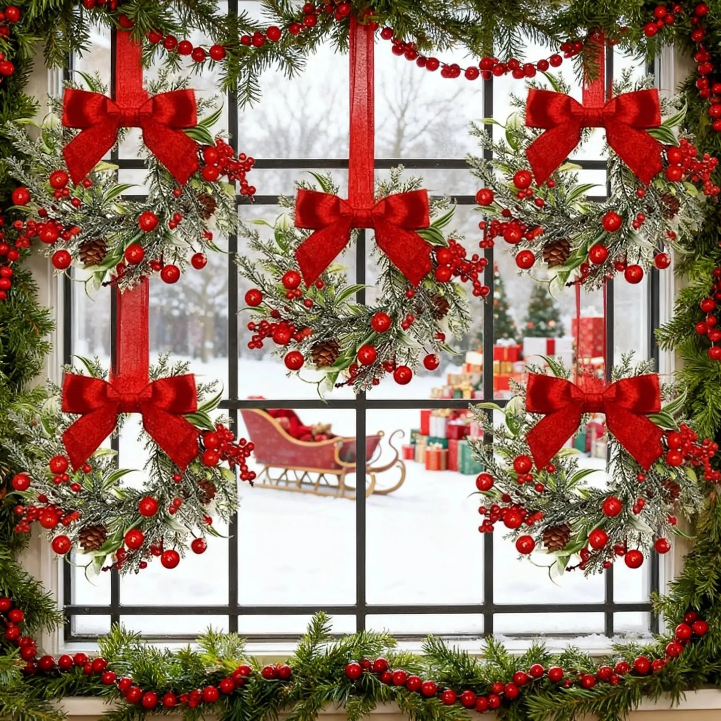 Mini Christmas Wreaths