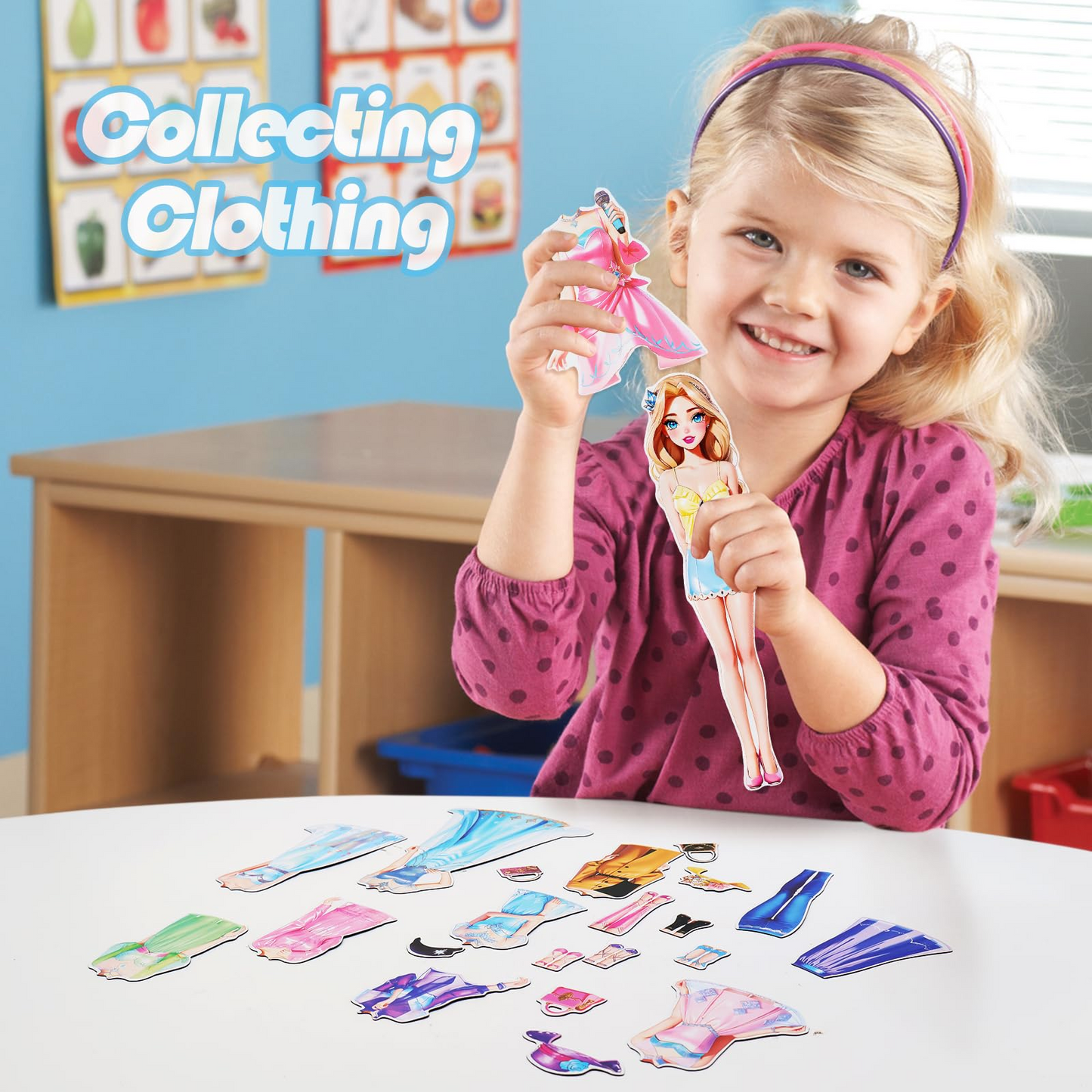 Magnetic Princess Dress-Up Stickers