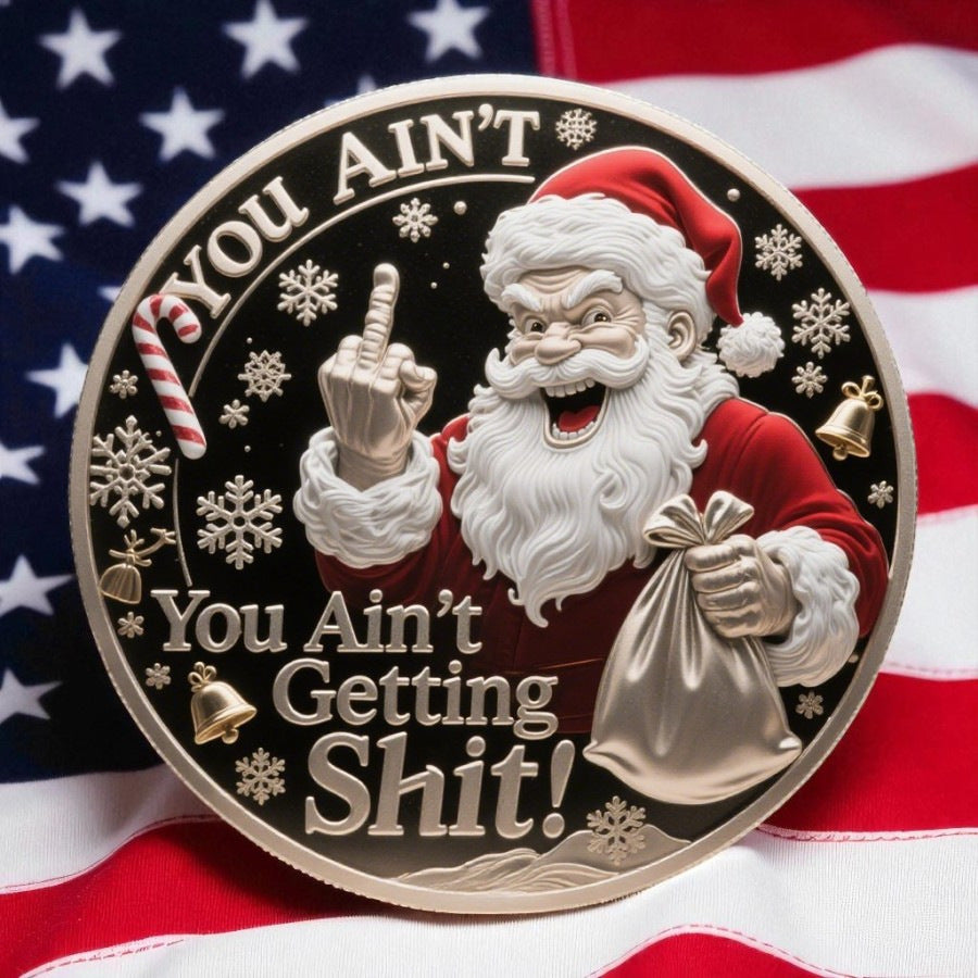 🎅Santa Knows You've Been a Bitch Coin – Funny Christmas Gift