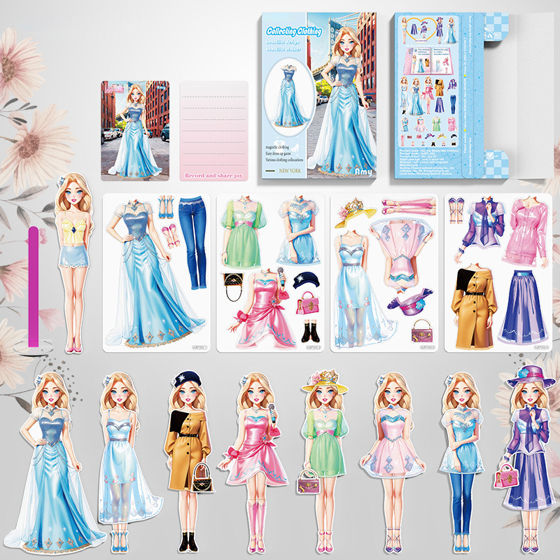 Magnetic Princess Dress-Up Stickers