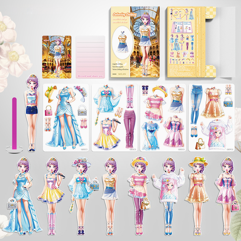 Magnetic Princess Dress-Up Stickers
