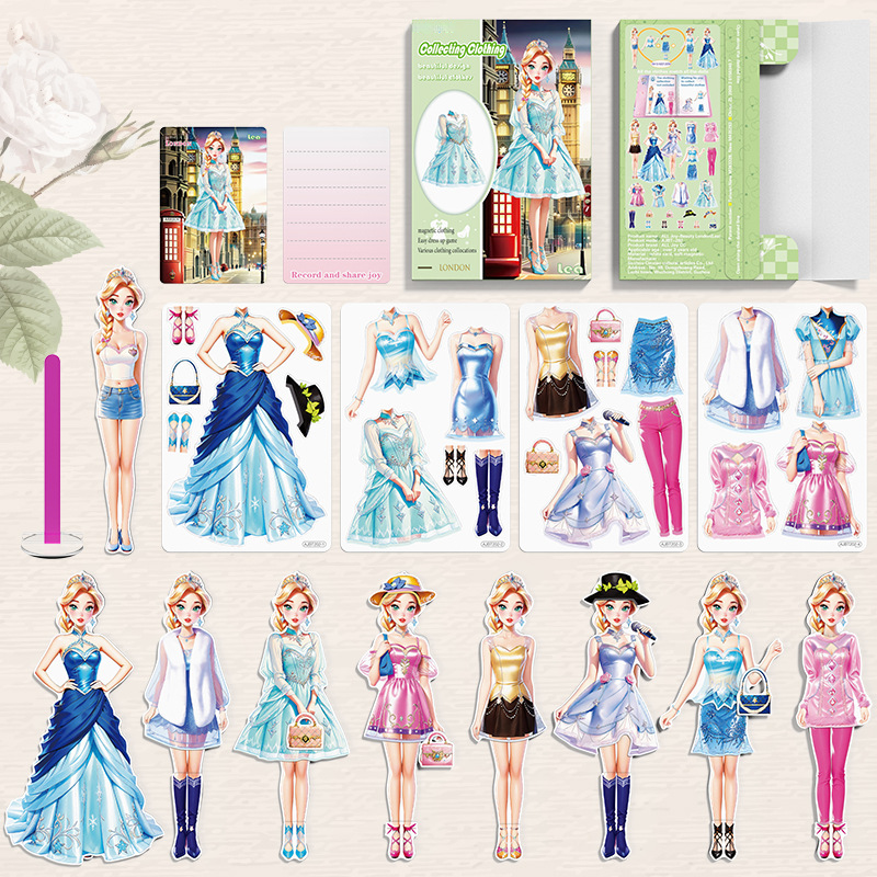 Magnetic Princess Dress-Up Stickers