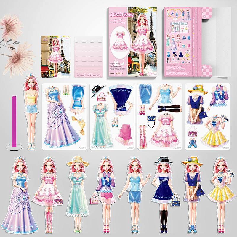 Magnetic Princess Dress-Up Stickers