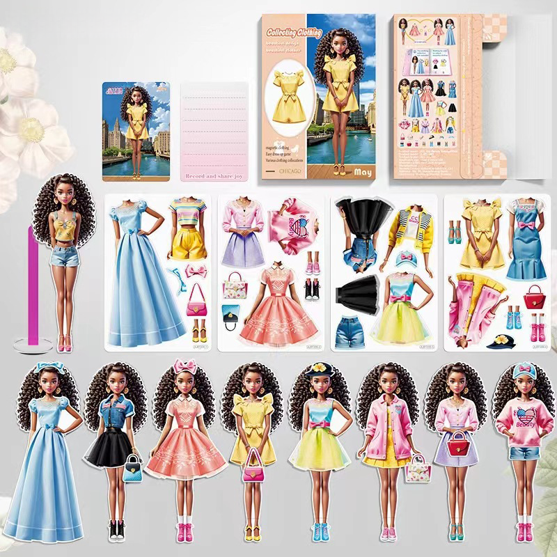Magnetic Princess Dress-Up Stickers