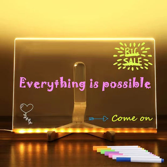 Led Note Board With Colors( 🎁Get wet wipes*2, colored pens*12 free)