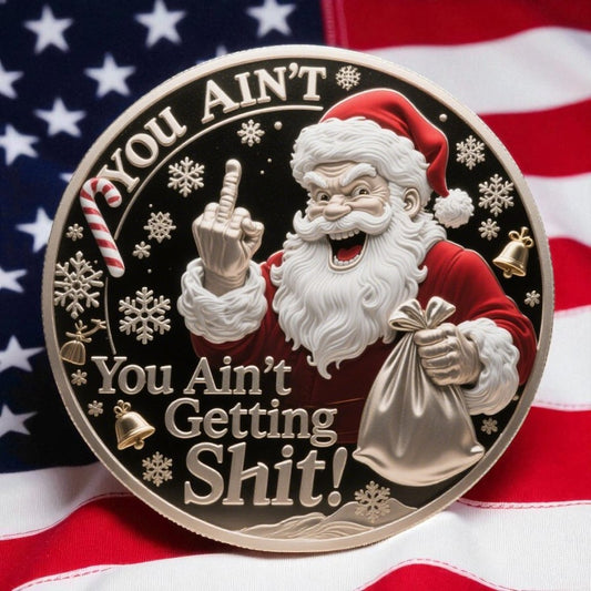 🎅Santa Knows You've Been a Bitch Coin – Funny Christmas Gift