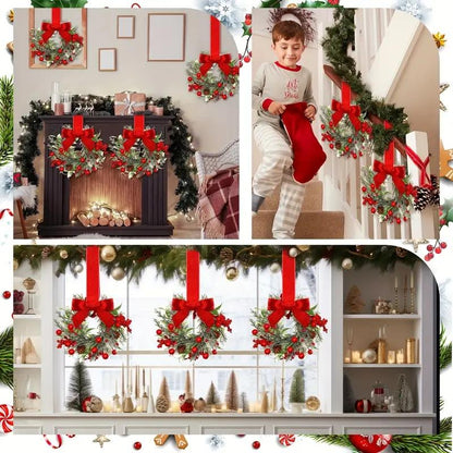 Mini Christmas Wreaths for Cabinets—Maximum Holiday Magic