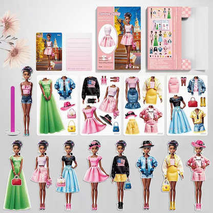 Magnetic Princess Dress-Up Stickers