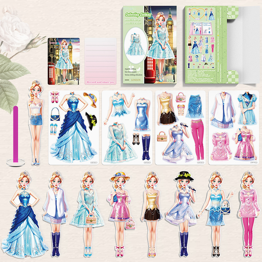 Magnetic Princess Dress-Up Stickers