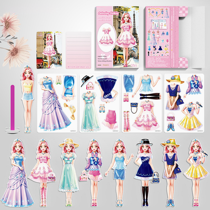 Magnetic Princess Dress-Up Stickers